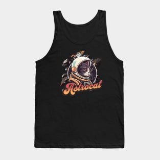 Astrocat - Stellar Space Explorer Illustration Tank Top